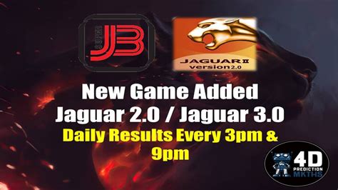 jaguar 3pm 9pm